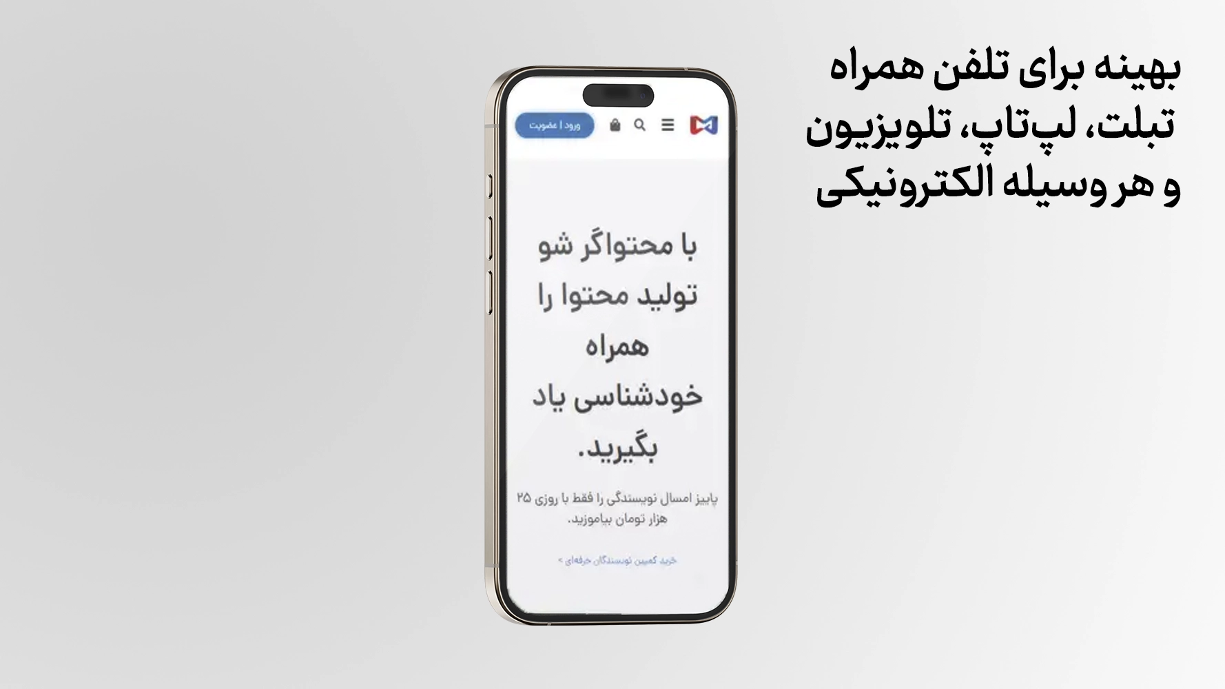 تارینو ۷ پرو - طراحی سایت محتواگرشو 6 تارینو - طراحی ریسپانسیو سایت محتواگرشو